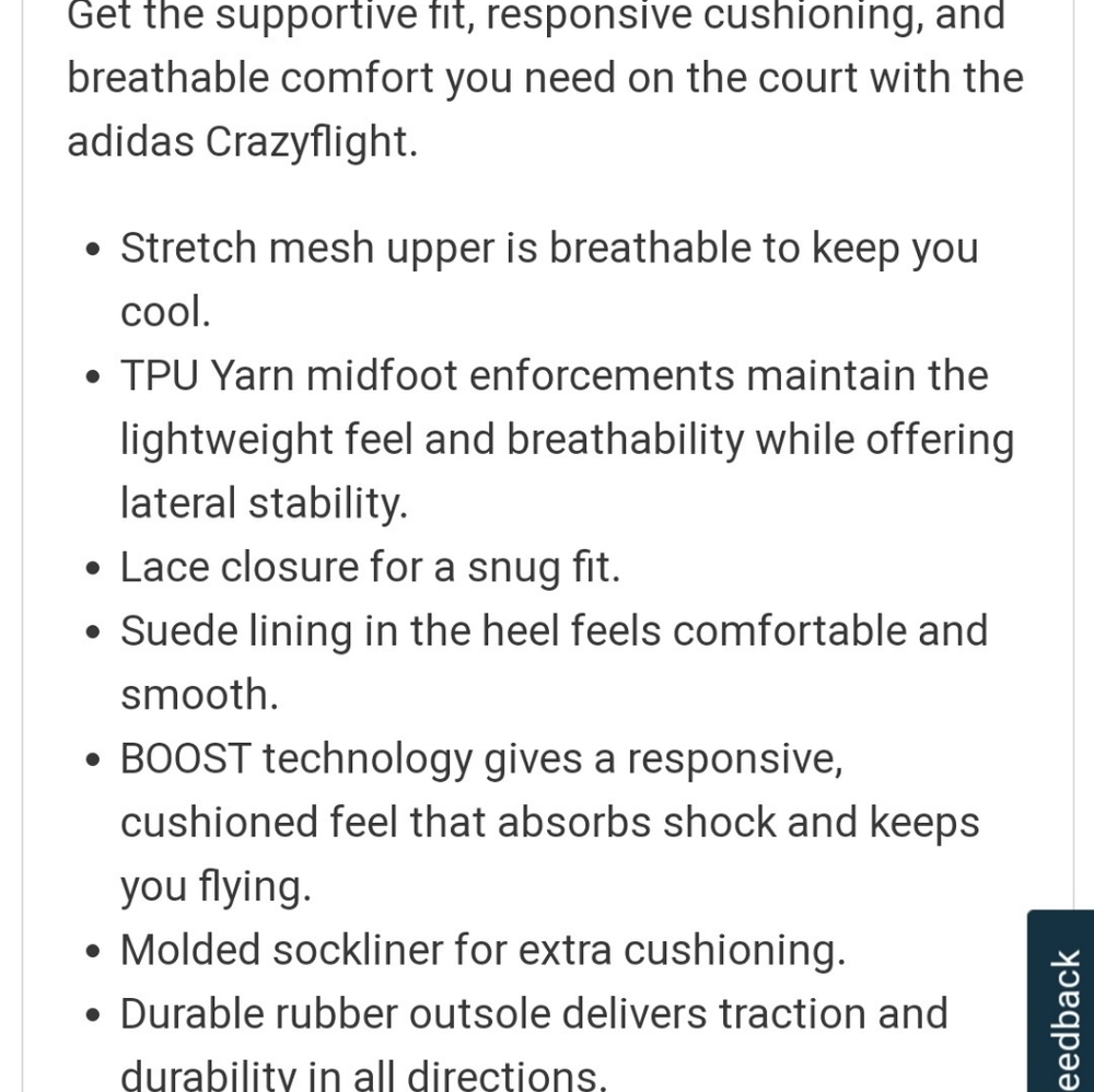 Adidas crazyflight Tokyo boost cross training pink - Picture 8 of 8